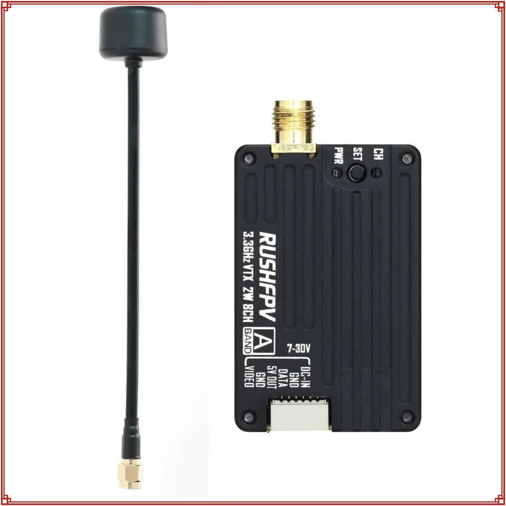 Новый передатчик RUSHFPV 3.3G  – обзор и цена Drone Receiver