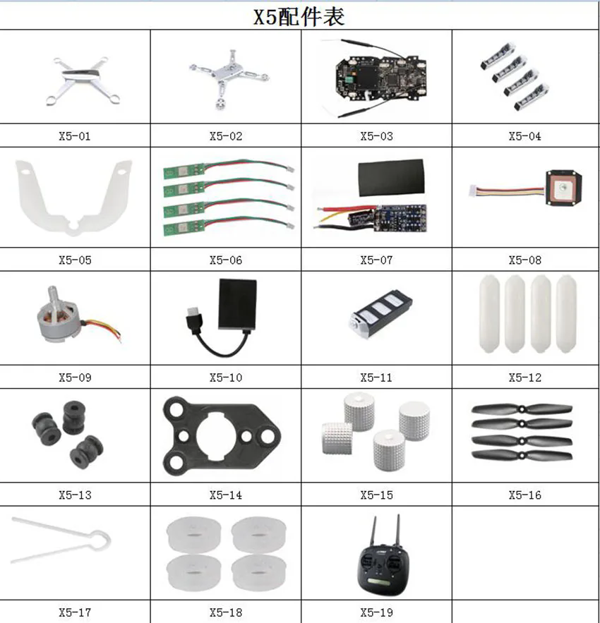 Запчасти для радиоуправляемых  – обзор и цена Holy Stone Drone Hs720