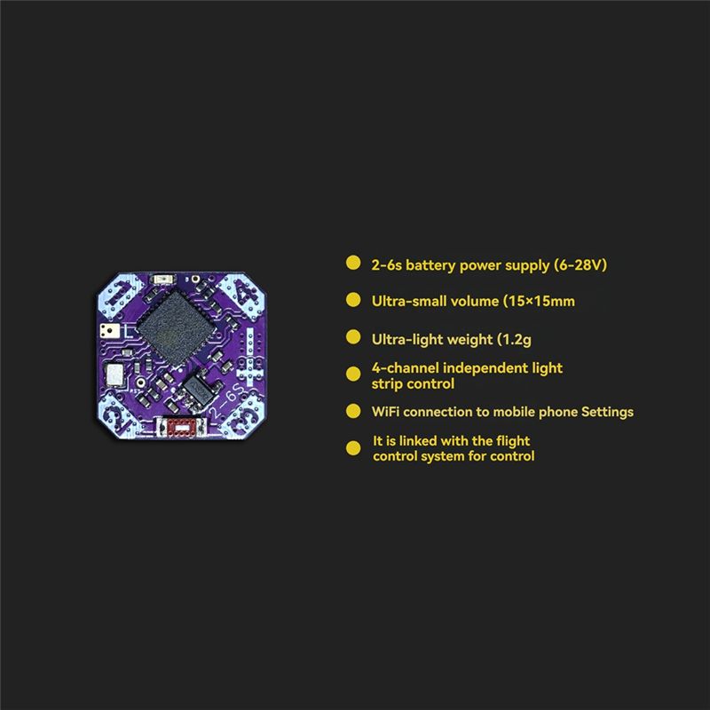 Контроллер RGB-подсветки B27B  – обзор и цена Drone Led Light